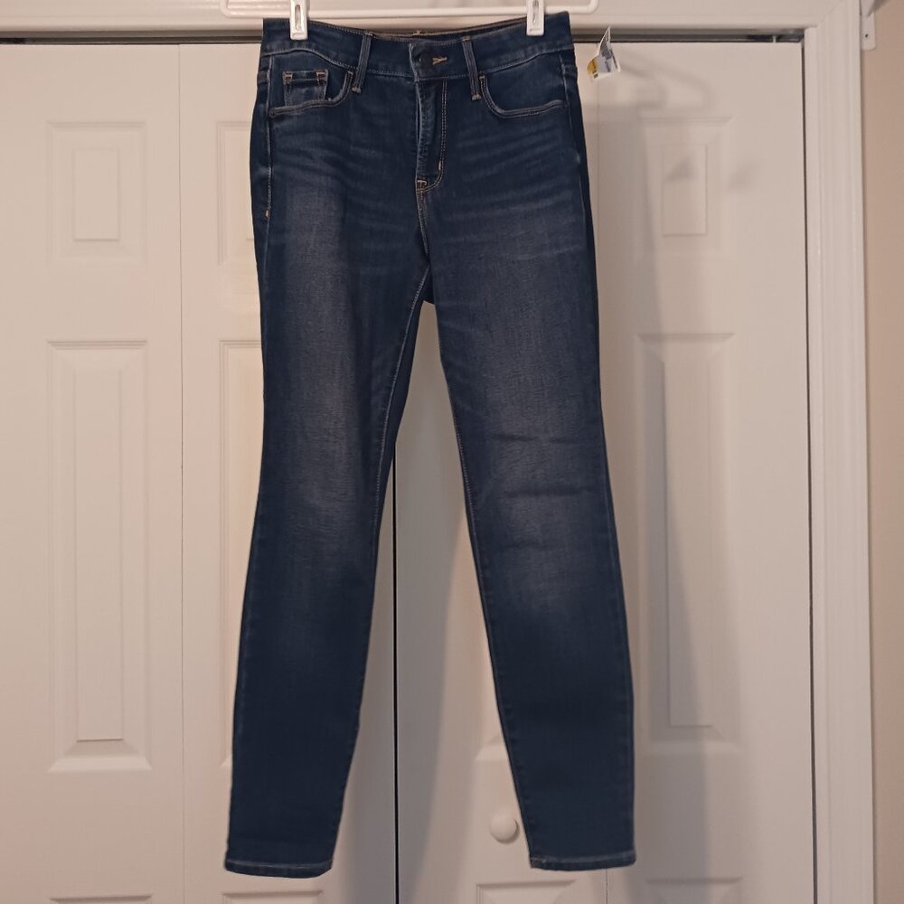 #326 - Old Navy Blue Pop Icon Skinny High Rise Secret Size 2 Petite